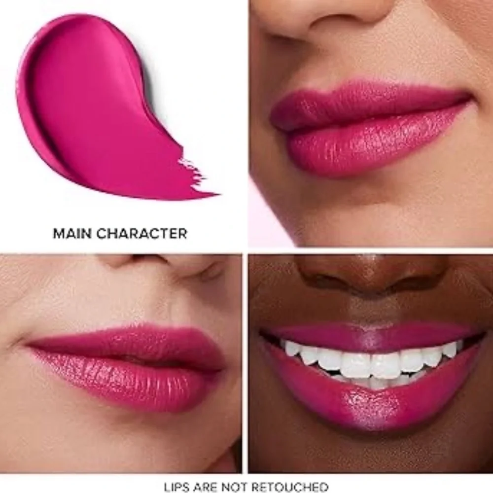 NIB Too Faced Lady Bold Em-Power Cream Lipstick (Main Character - Neon Berry.)